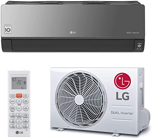 AR CONDICIONADO SPLIT 12000 Btus QUENTE/FRIO 220V LG ART COOL INVERTER