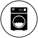 M&aacute;quina de lavar, de secar e lava e seca (roupas)
